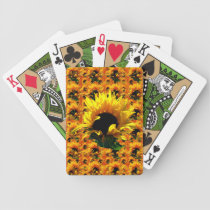 Sunflower Sunrise Pattern Deck of Cards