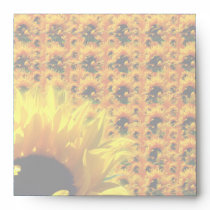 Sunflower Sunrise Square Envelope