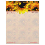 Sunflower Sunrise Top Border Letterhead