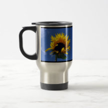 Sunflower Sunrise Travel Mugs