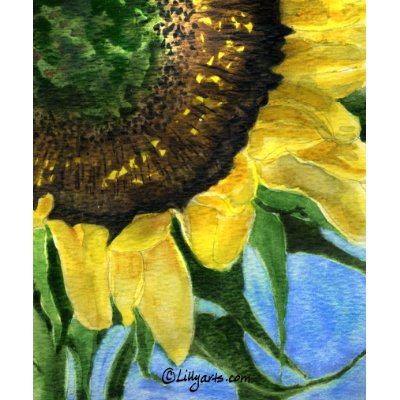 Sunflower T Shirt / Apparel by lillyarts