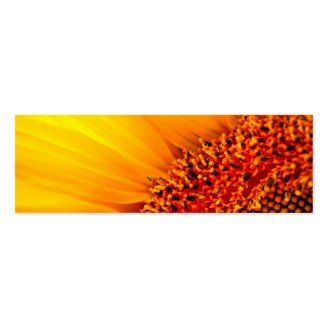 Sunflower Thank You Bookmark & Emerson Quote Business Card