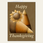 Sunflower Thanksgiving Card