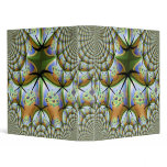Sunflower Tile Fractal Art 2 Binder