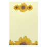 sunflower trio stationery design