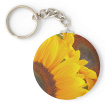 Sunflower Triplettes Key Chains