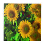 SUNFLOWER TRIVET/TILE BY ARA