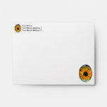 Sunflower Tune Notecard Envelope envelopes