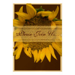 Sunflower Wedding Custom Invites
