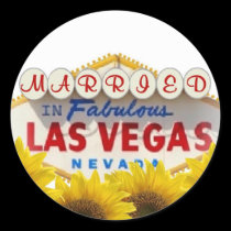 Sunflower WEDDING In Fabulous Las Vegas Sticker