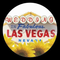 Sunflower WEDDING In Fabulous Las Vegas Sticker