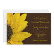 Sunflower Wedding Invitation invitation