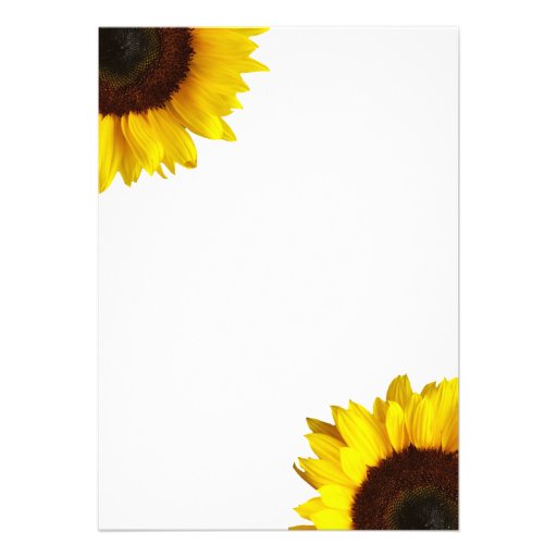 Sunflower  Wedding Invitation