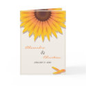 Sunflower Wedding Invitation Announcement Card 2 by Ruxique Sunflower Wedding Invitation Announcement Card 2