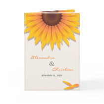 Sunflower Wedding Invitation Announcement Card 2