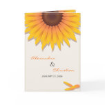 Sunflower Wedding Invitation Announcement Card 2