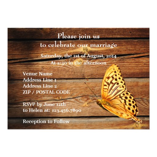 Sunflower Wedding Invitations, Rustic Country Fall
