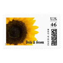 Sunflower Wedding Postage
