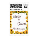 Sunflower Wedding postage