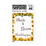 Sunflower Wedding postage