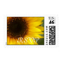 Sunflower Wedding Postage, RSVP postage by Augie_Designs Sunflower Wedding Postage, RSVP postage