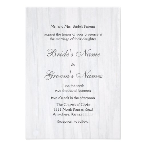 Sunflower Wedding Postwood Gray III Invitations