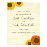 Sunflower wedding Save the date card Personalized Invitation