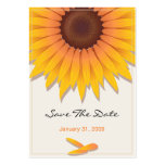 Sunflower Wedding Save The Date MiniCard Business Cards