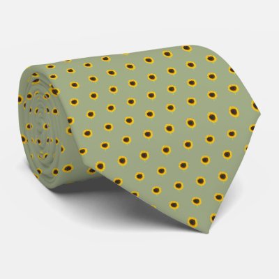 Sunflower Wedding Tie