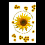 Sunflower Wisdom Poster Print posters