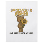 Sunflower Wishes Teddy Bear Kisses Full Color Flyer