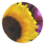 Sunflower with Purple Iris stickers