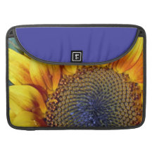 Sunflower with water droplets MacBook pro sleeves