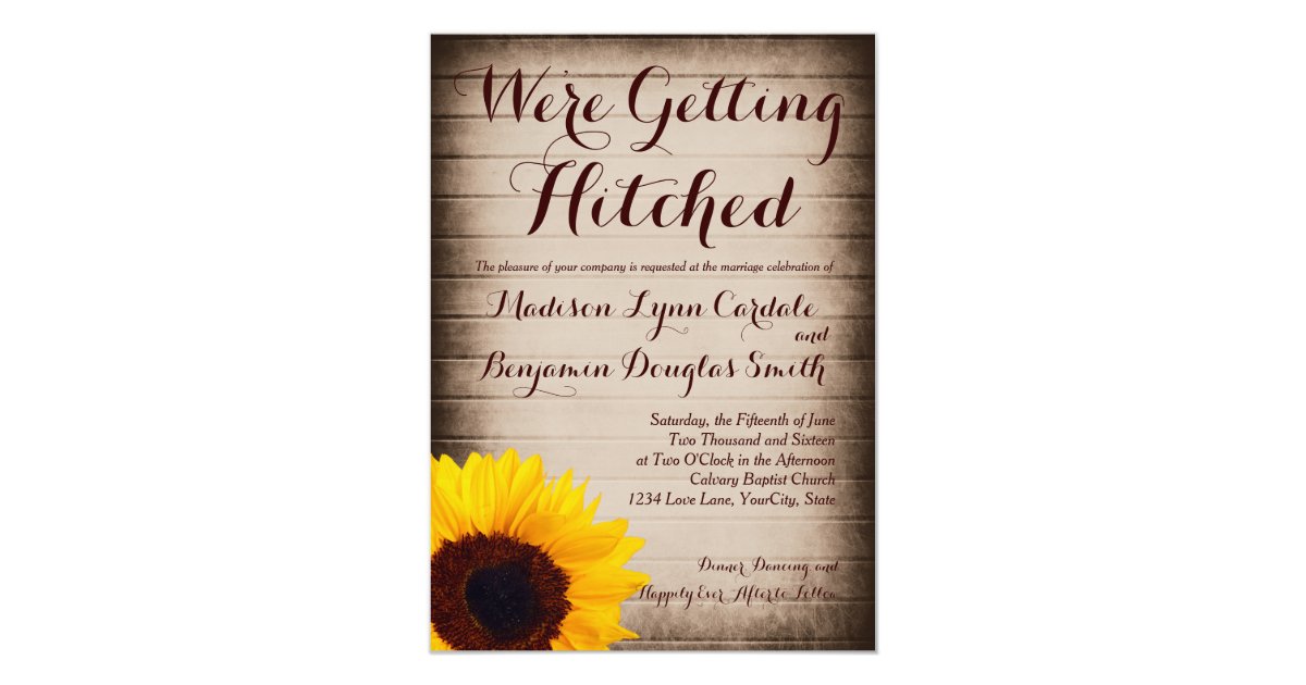 Getting Hitched Wedding Invitation Template Invitations Getting Hitched Wedding Invitation Template