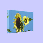 Sunflower Wrapped Canvas Horizontal canvas prints