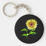 Sunflower Yellow Keychains
