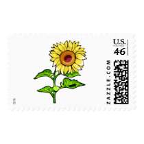 Sunflower Yellow postage