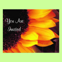 Sunflower You Are Invited Small Invitation Cards invitations