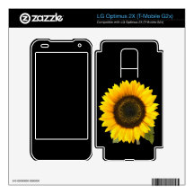 Sunflower Zazzle Skin Decals For LG Optimus 2X