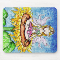 sunflower zen fairy Original artwork by Valarie Wa mousepads by valarie79 sunflower zen fairy Original artwork by Valarie Wa mousepads