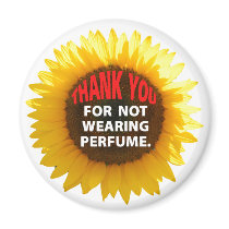 SunflowerNoPerfume Refrigerator Magnets