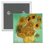 Sunflowers, 1888 button