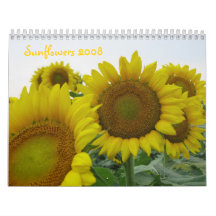Sunflowers 2008 wall calendar