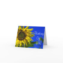 Sunflowers And Bees Cards