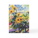 "Sunflowers and Shadows" cards