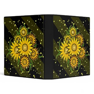 Sunflowers binder