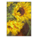 Sunflowers Blank Card