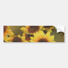 Sunflowers Bumper Sticker