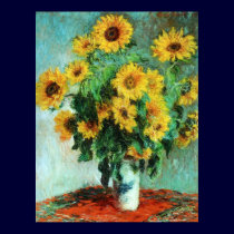 Sunflowers by Claude Monet posters by LeAnnS123 Sunflowers by Claude Monet posters
