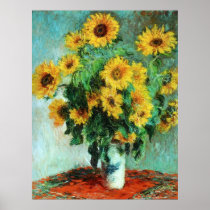 Sunflowers by Claude Monet Print